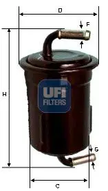 Handler.Part Fuel filter UFI 3164900 1