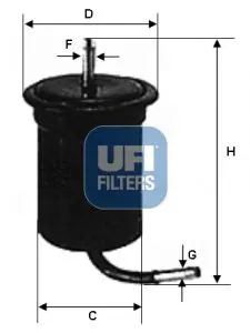 Handler.Part Fuel filter UFI 3169600 1