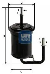 Handler.Part Fuel filter UFI 3175100 1