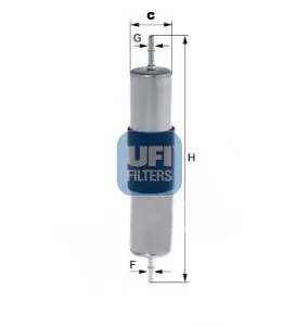 Handler.Part Fuel filter UFI 3176800 1