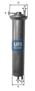 Handler.Part Fuel filter UFI 3192400 1