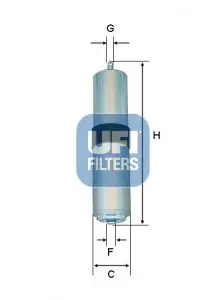 Handler.Part Fuel filter UFI 3185701 1