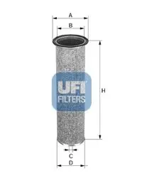 Handler.Part Air filter UFI 2718000 1