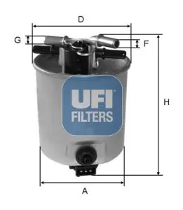 Handler.Part Fuel filter UFI 5539300 1