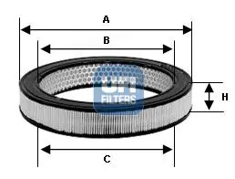 Handler.Part Air filter UFI 3097801 1