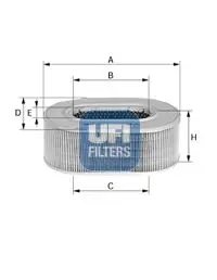 Handler.Part Air filter UFI 2707100 1