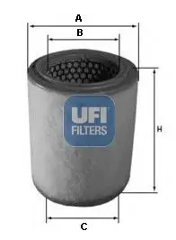 Handler.Part Air filter UFI 2759200 1