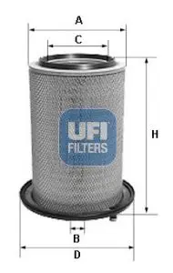 Handler.Part Air filter UFI 2718600 1