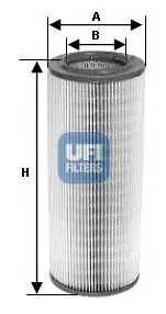 Handler.Part Air filter UFI 2715900 1