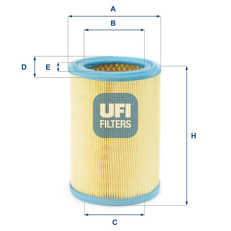 Handler.Part Air filter UFI 2725200 1