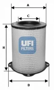 Handler.Part Air filter UFI 2758700 1