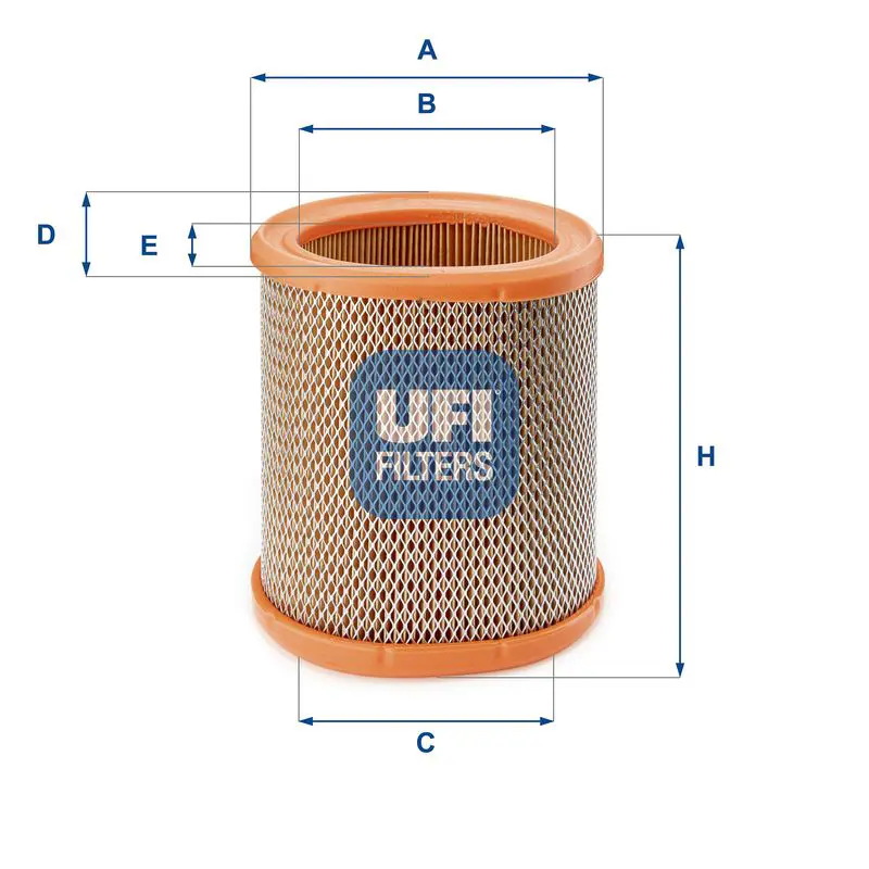 Handler.Part Air filter UFI 2725800 1