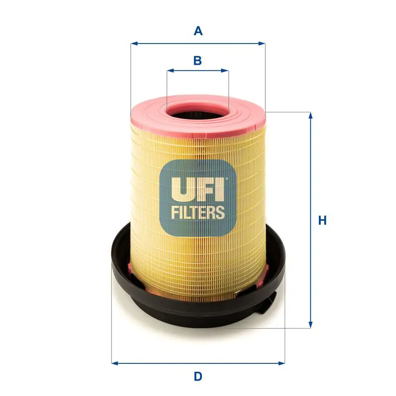 Handler.Part Air filter UFI 2738300 1