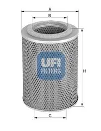 Handler.Part Oil filter UFI 2544300 1