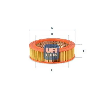 Handler.Part Air filter UFI 2772000 1