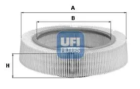 Handler.Part Air filter UFI 3099300 1