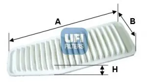 Handler.Part Air filter UFI 3033800 1