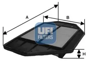 Handler.Part Air filter UFI 3036000 1