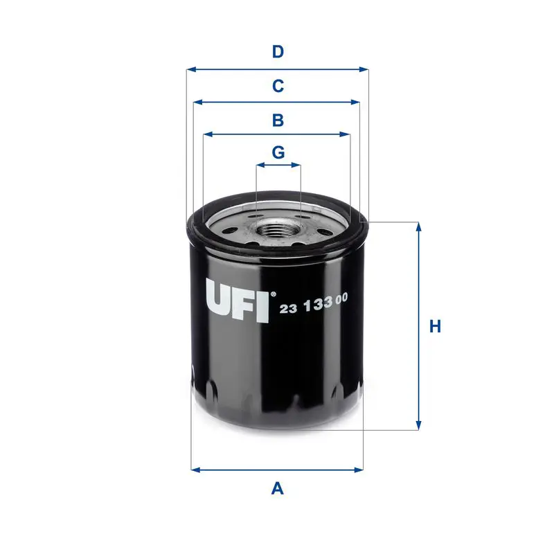 Handler.Part Oil filter UFI 2313300 1