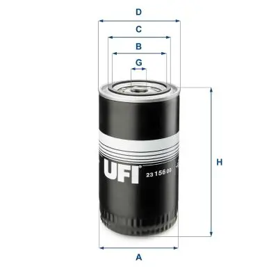 Handler.Part Oil filter UFI 2315600 1