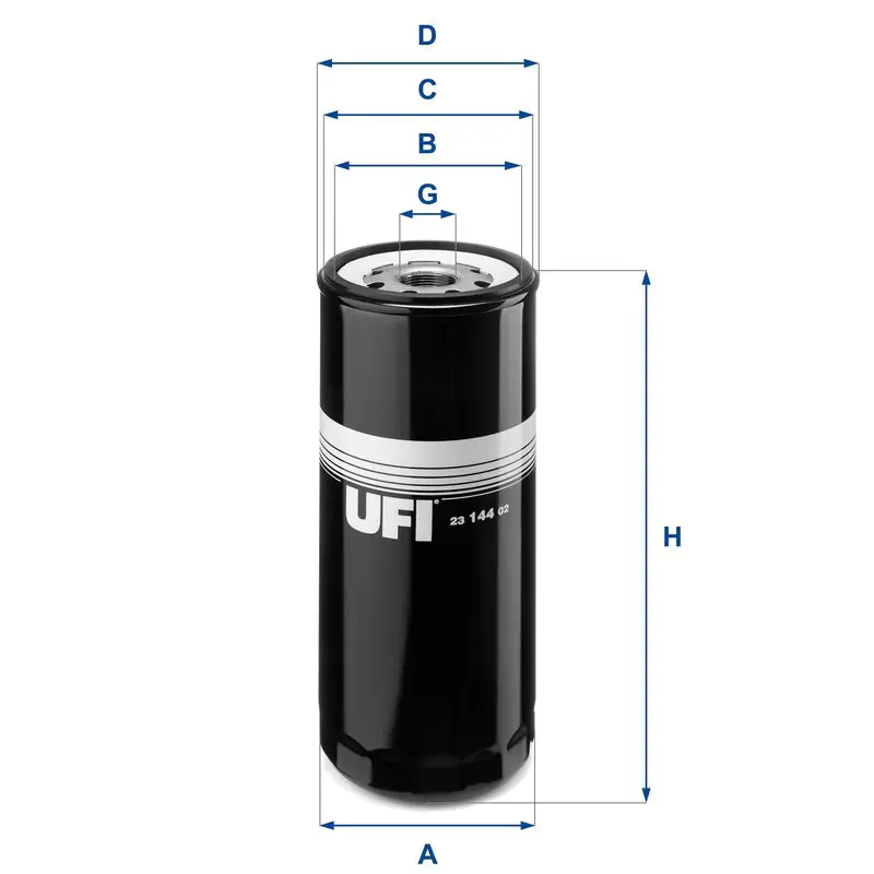 Handler.Part Oil filter UFI 2314402 1