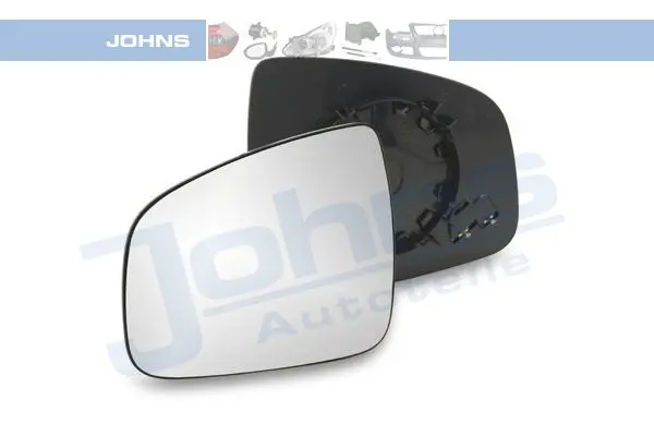 Handler.Part Mirror glass, outside mirror JOHNS 25123781 1