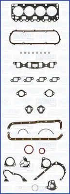 Handler.Part Full gasket set, engine AJUSA 50003000 1