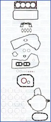 Handler.Part Full gasket set, engine AJUSA 50036600 1