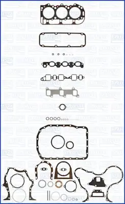 Handler.Part Full gasket set, engine AJUSA 50040700 1