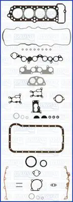 Handler.Part Full gasket set, engine AJUSA 50074500 1