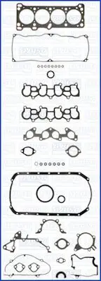 Handler.Part Full gasket set, engine AJUSA 50075800 1