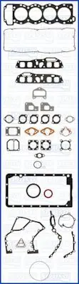 Handler.Part Full gasket set, engine AJUSA 50089500 1