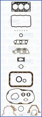 Handler.Part Full gasket set, engine AJUSA 50090100 1