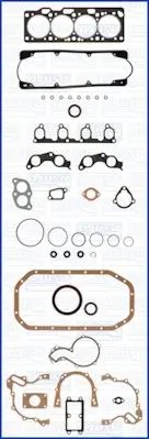 Handler.Part Full gasket set, engine AJUSA 50090400 2