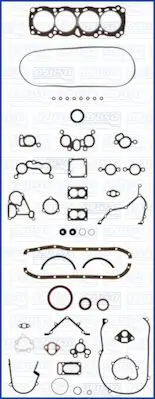 Handler.Part Full gasket set, engine AJUSA 50094400 1