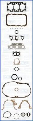 Handler.Part Full gasket set, engine AJUSA 50111200 1