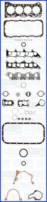 Handler.Part Full gasket set, engine AJUSA 50111300 3