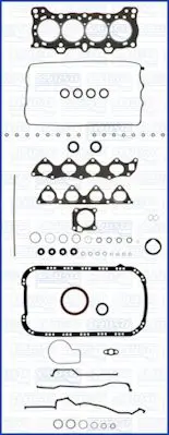 Handler.Part Full gasket set, engine AJUSA 50115600 1