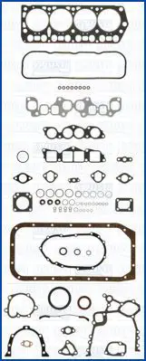 Handler.Part Full gasket set, engine AJUSA 50126000 2