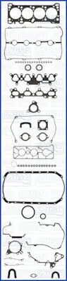 Handler.Part Full gasket set, engine AJUSA 50128100 1