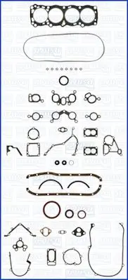 Handler.Part Full gasket set, engine AJUSA 50129200 1