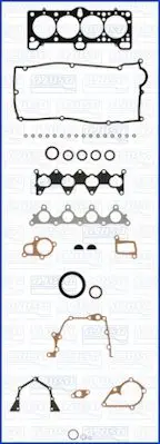 Handler.Part Full gasket set, engine AJUSA 50150900 1