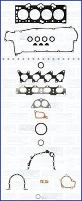 Handler.Part Full gasket set, engine AJUSA 50151000 1