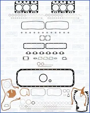 Handler.Part Full gasket set, engine AJUSA 50194100 1