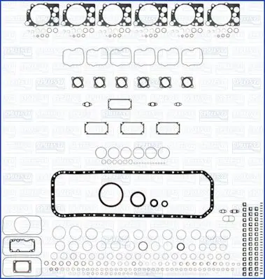 Handler.Part Full gasket set, engine AJUSA 50194400 1