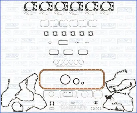 Handler.Part Full gasket set, engine AJUSA 50194500 1