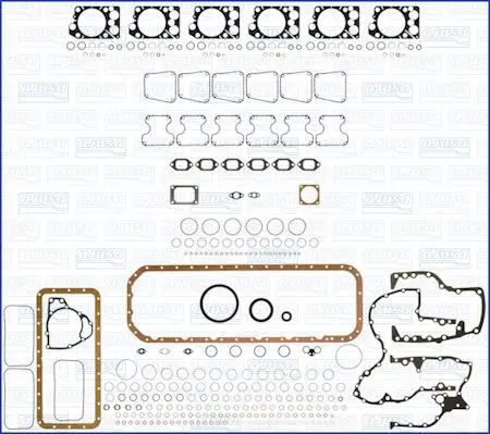 Handler.Part Full gasket set, engine AJUSA 50194800 1