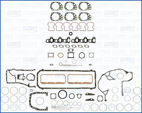 Handler.Part Full gasket set, engine AJUSA 50199400 1