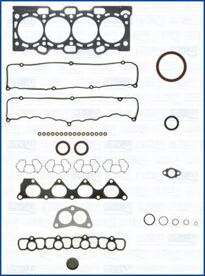 Handler.Part Full gasket set, engine AJUSA 50224500 1