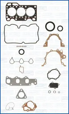 Handler.Part Full gasket set, engine AJUSA 50225500 1